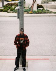 画像10: CHALLENGER/BUFFALO PLAID BOA JACKET（RED）［バッファローチェックボアJKT-24秋冬］ (10)