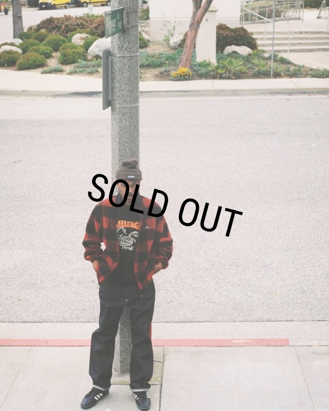 CHALLENGER/BUFFALO PLAID BOA JACKET（RED）［バッファローチェック