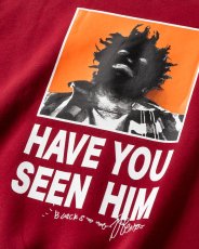 画像3: TIGHTBOOTH/TBKB / HAVE YOU SEEN HIM CREW SWEAT（Burgundy）［クルースウェット-24冬］ (3)
