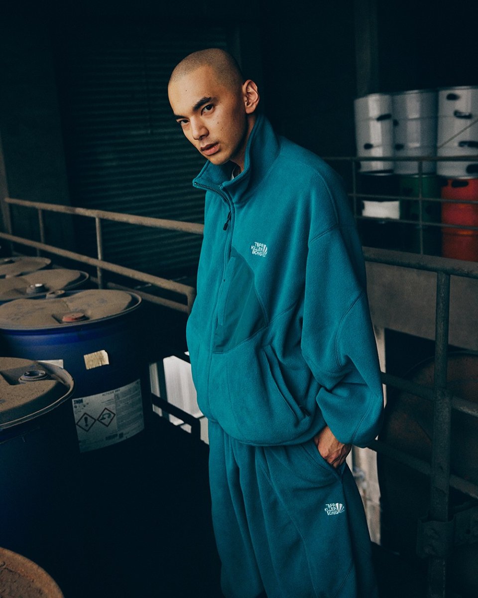 画像2: 【30%OFF】TIGHTBOOTH/TBKB / FLEECE JKT（Teal）［フリースJKT-24冬］ (2)
