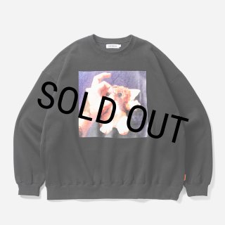 30%OFF】TIGHTBOOTH/TBKB / HAND SIGN CREW SWEAT（Black）［クルー