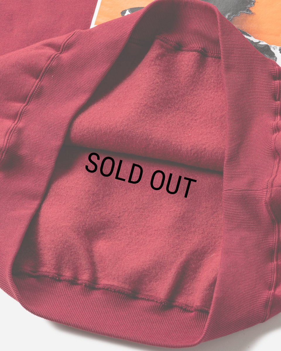画像6: TIGHTBOOTH/TBKB / HAVE YOU SEEN HIM CREW SWEAT（Burgundy）［クルースウェット-24冬］ (6)