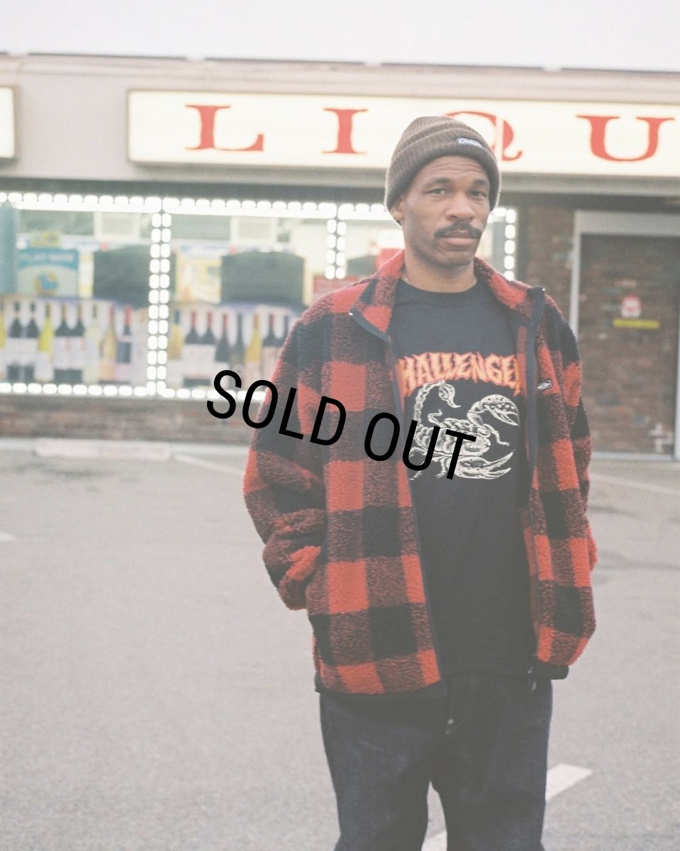 画像3: CHALLENGER/BUFFALO PLAID BOA JACKET（NAVY）［バッファローチェックボアJKT-24秋冬］ (3)