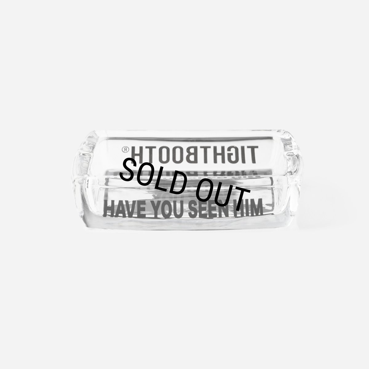 画像5: TIGHTBOOTH/TBKB / GLASS ASH TRAY（Clear）［アシュトレイ-24冬］ (5)