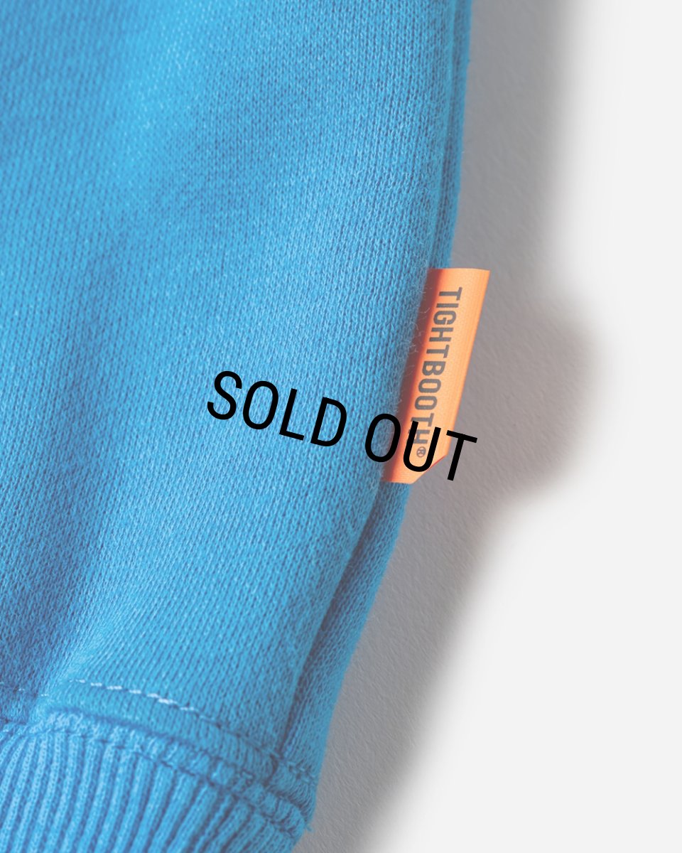 画像4: TIGHTBOOTH/TBKB / HAND SIGN CREW SWEAT（Blue）［クルースウェット-24冬］ (4)