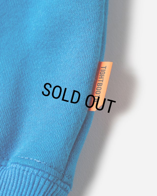 TIGHTBOOTH/TBKB / HAND SIGN CREW SWEAT（Blue）［クルースウェット