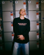 画像2: BlackEyePatch/LINCOLN BLACKLETTERS L/S TEE(BLACK) (2)