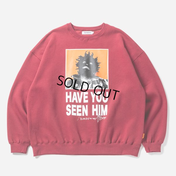 画像1: TIGHTBOOTH/TBKB / HAVE YOU SEEN HIM CREW SWEAT（Burgundy）［クルースウェット-24冬］
