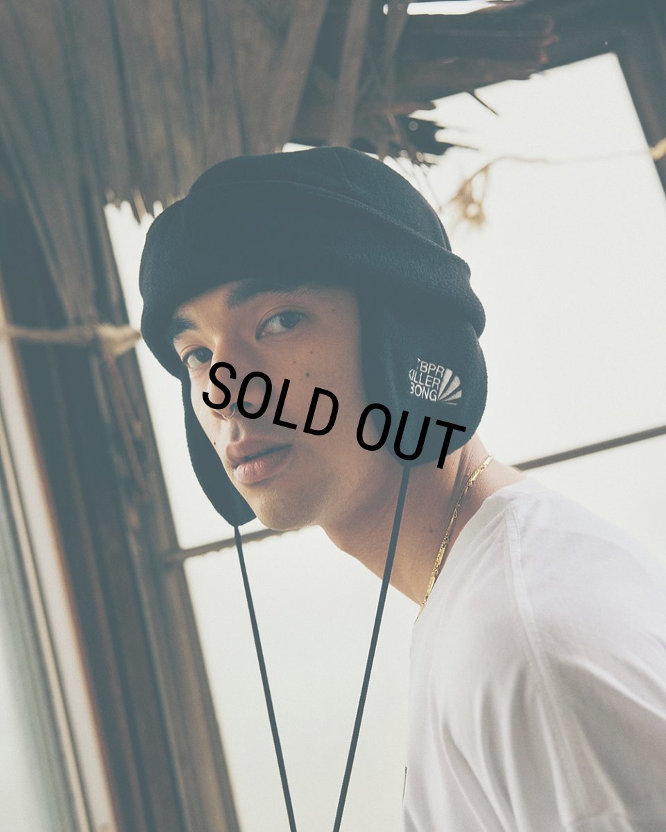 画像2: TIGHTBOOTH/TBKB / FLEECE FLIGHT BEANIE（Black）［フリースフライトビーニー-24冬］ (2)