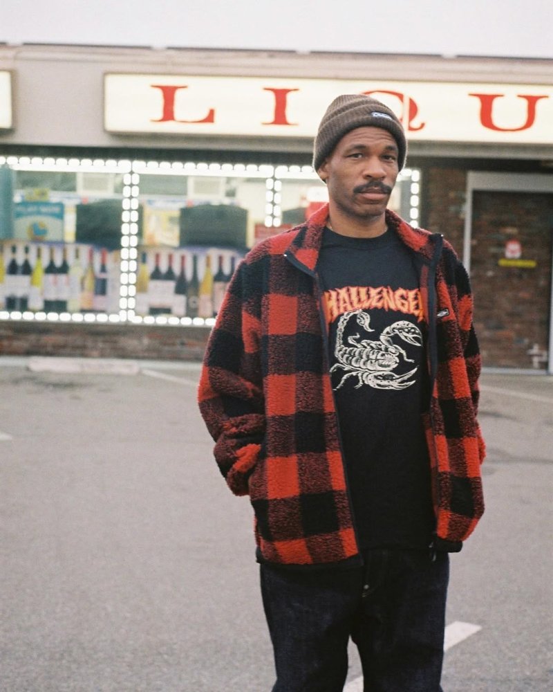 画像3: CHALLENGER/BUFFALO PLAID BOA JACKET（RED）［バッファローチェックボアJKT-24秋冬］