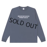 BlackEyePatch/LINCOLN BLACKLETTERS L/S TEE（NAVY）