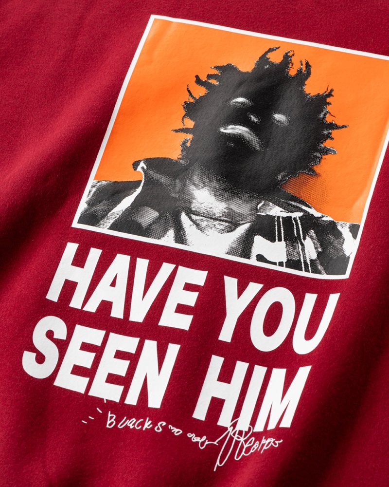画像2: TIGHTBOOTH/TBKB / HAVE YOU SEEN HIM CREW SWEAT（Burgundy）［クルースウェット-24冬］