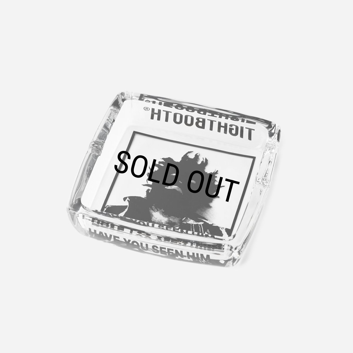 画像1: TIGHTBOOTH/TBKB / GLASS ASH TRAY（Clear）［アシュトレイ-24冬］ (1)