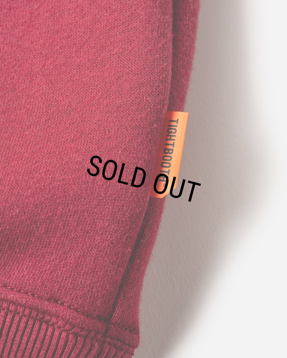 画像4: TIGHTBOOTH/TBKB / HAVE YOU SEEN HIM CREW SWEAT（Burgundy）［クルースウェット-24冬］ (4)