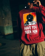 画像7: TIGHTBOOTH/TBKB / HAVE YOU SEEN HIM CREW SWEAT（Burgundy）［クルースウェット-24冬］ (7)