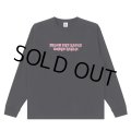 BlackEyePatch/LINCOLN BLACKLETTERS L/S TEE（BLACK）