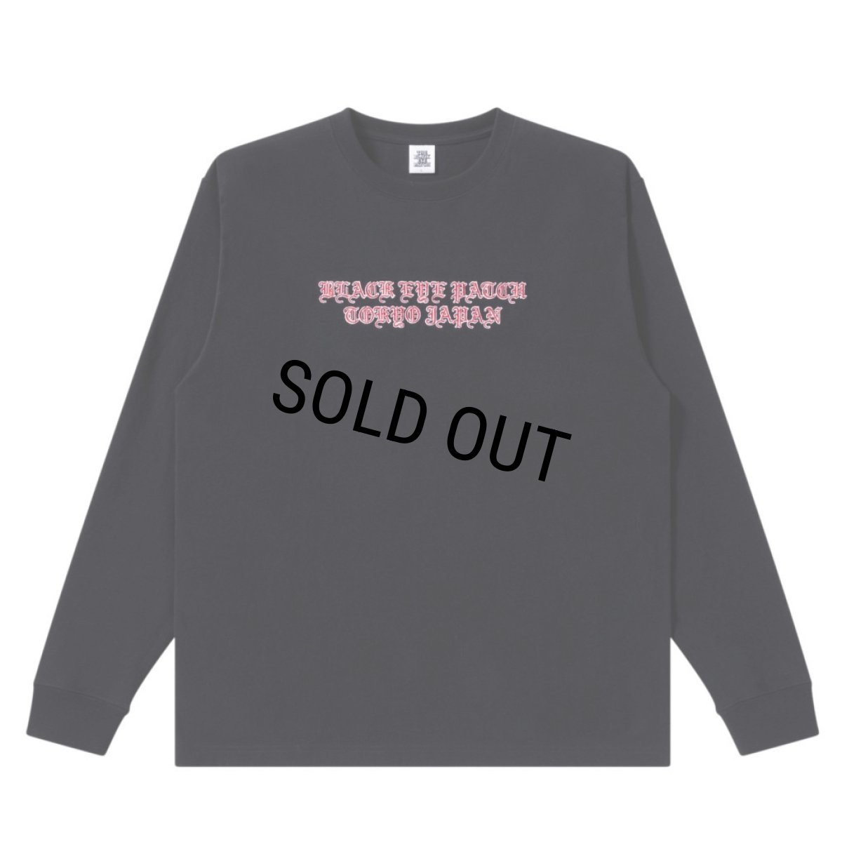 画像1: BlackEyePatch/LINCOLN BLACKLETTERS L/S TEE(BLACK) (1)