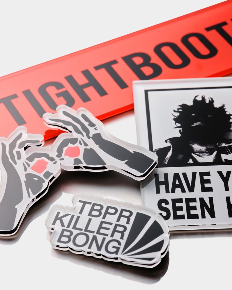 画像2: 【30%OFF】TIGHTBOOTH/TBKB / ACRYLIC MAGNET SET［アクリルマグネット4個セット-24冬］