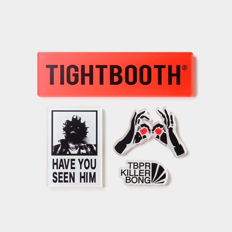 画像1: 【30%OFF】TIGHTBOOTH/TBKB / ACRYLIC MAGNET SET［アクリルマグネット4個セット-24冬］