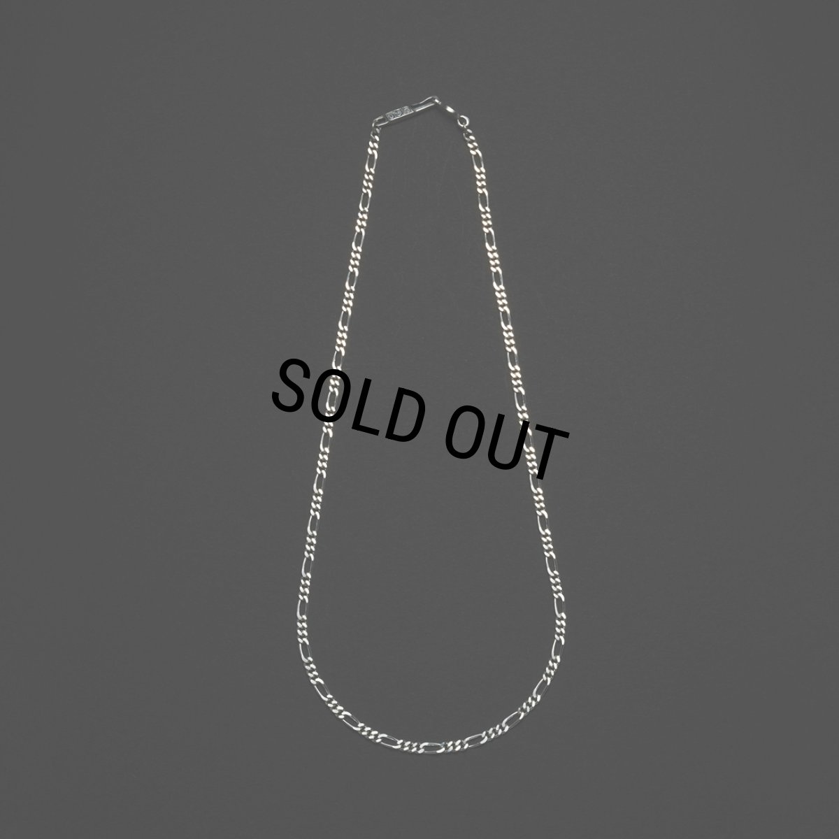 画像2: ANTIDOTE BUYERS CLUB/Figaro Narrow Chain(Silver) (2)