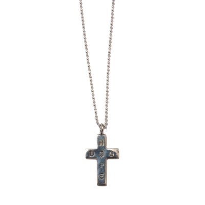 画像1: ROTTWEILER/LONG DOG CHAIN ROSARIO（SILVER）［ロングドッグチェーンロザリオ-24秋冬］