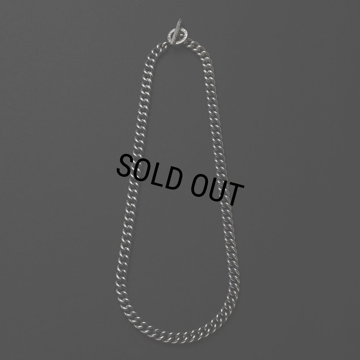 画像1: ANTIDOTE BUYERS CLUB/Engraved Toggle Chain（Silver） (1)