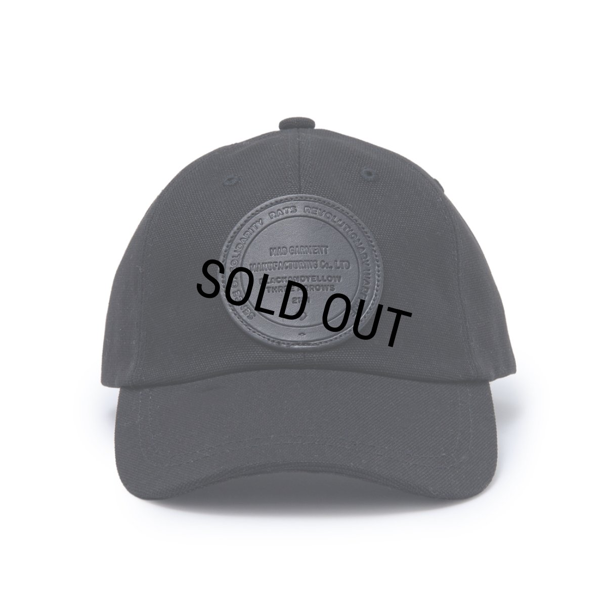 画像2: 【30%OFF】RATS/CANVAS LEATHER PATCH CAP（各色）［キャンバスレザーパッチキャップ-23秋冬］ (2)