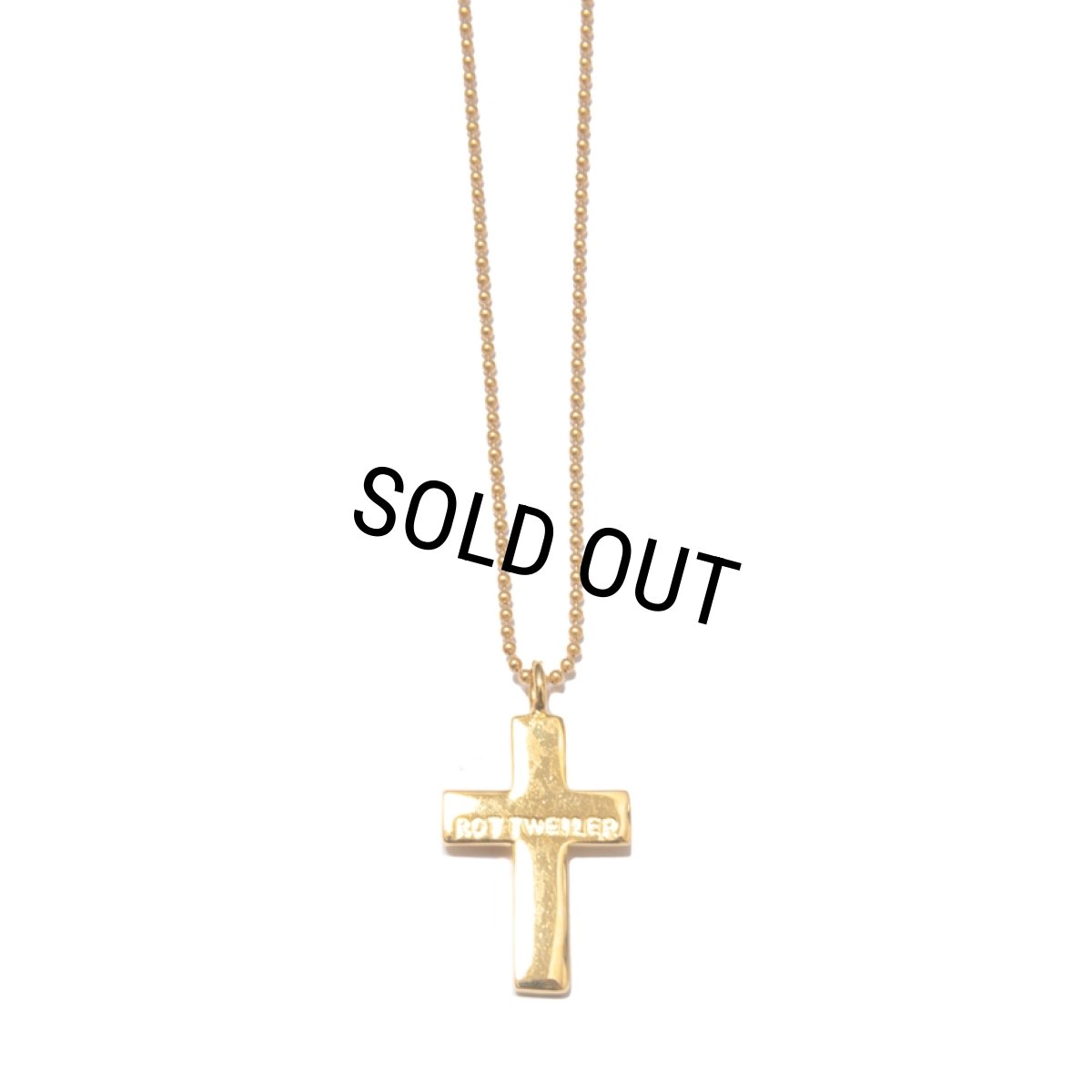 画像3: ROTTWEILER/LONG DOG CHAIN ROSARIO（GOLD）［ロングドッグチェーンロザリオ-24秋冬］ (3)