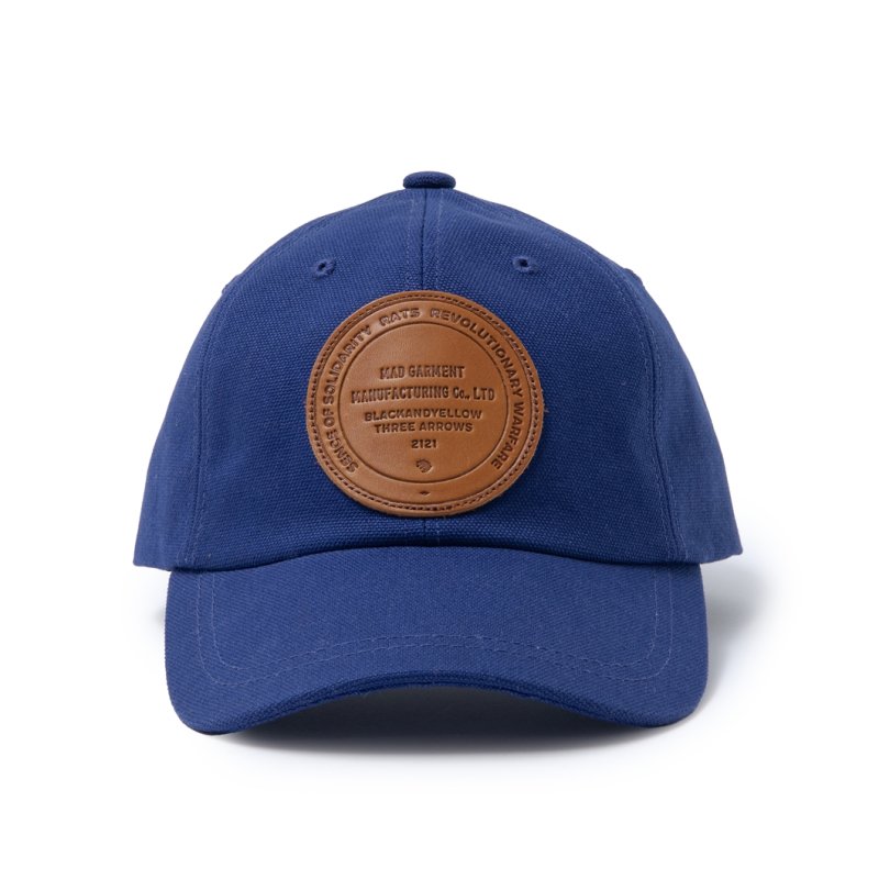 画像3: 【30%OFF】RATS/CANVAS LEATHER PATCH CAP（各色）［キャンバスレザーパッチキャップ-23秋冬］