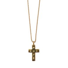 画像2: ROTTWEILER/LONG DOG CHAIN ROSARIO（GOLD）［ロングドッグチェーンロザリオ-24秋冬］ (2)