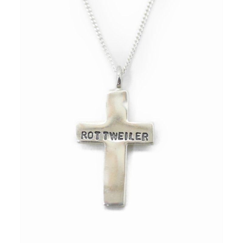 画像2: ROTTWEILER/Dog Chain Rosario（SILVER）［ドッグチェーンロザリオ-24秋冬］