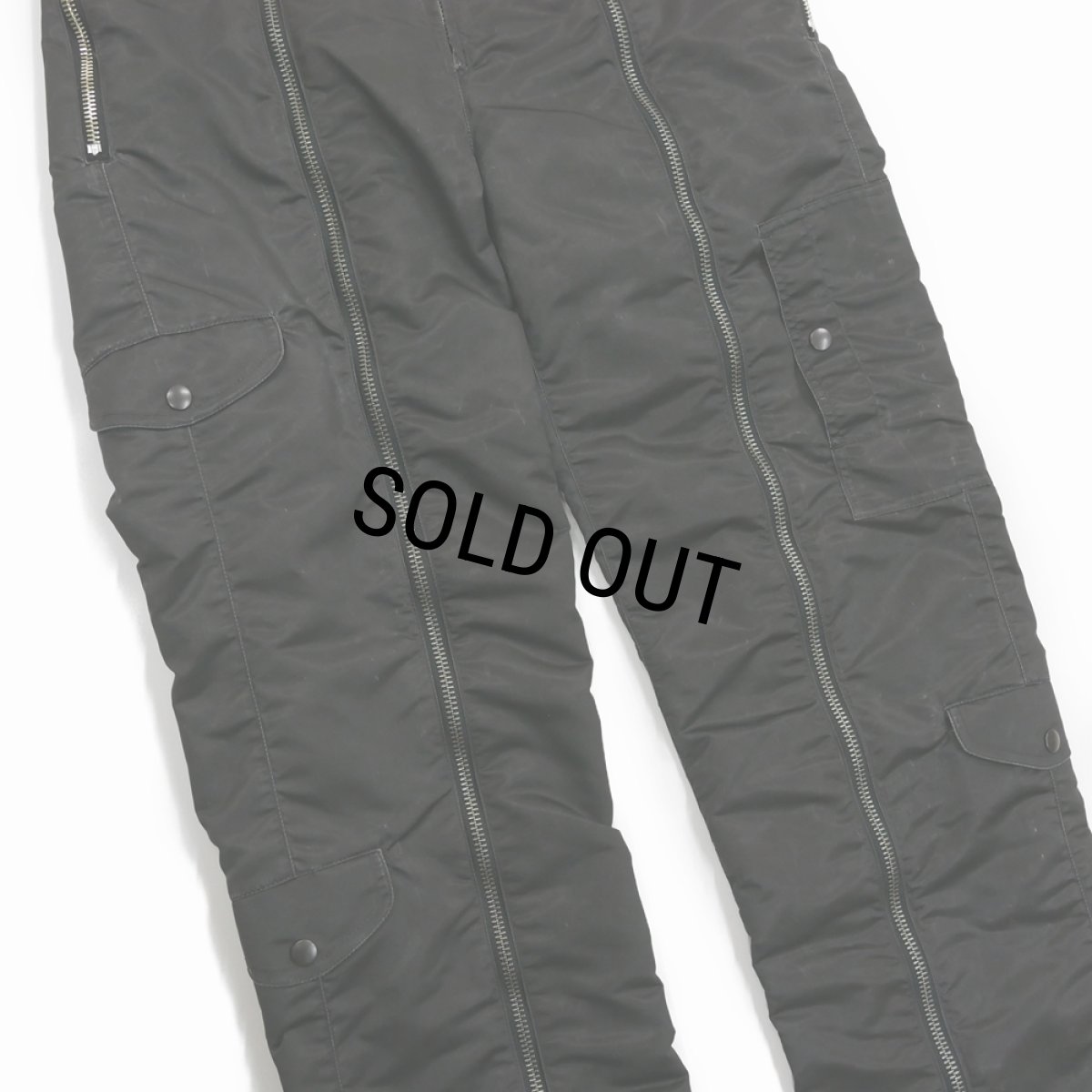 画像4: DAIRIKU/"Vincent" A-11 Nylon Pants（Black）［A-11ナイロンパンツ-25春夏］ (4)