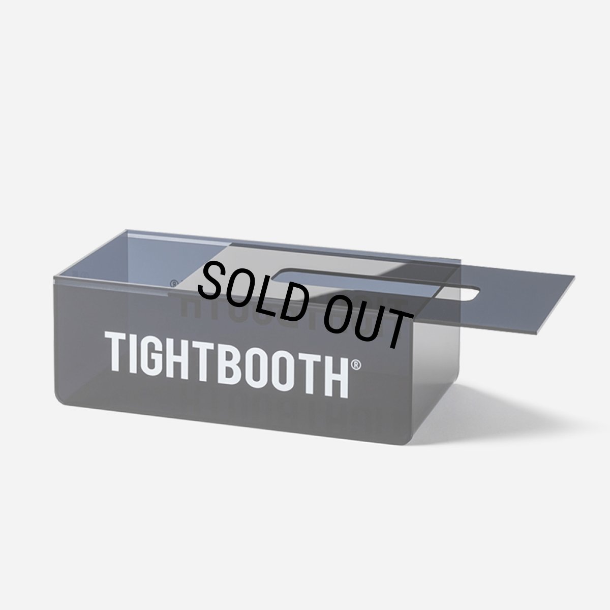画像3: TIGHTBOOTH/TISSUE BOX CASE（Clear Black）［ティッシュボックスケース-24秋冬］ (3)