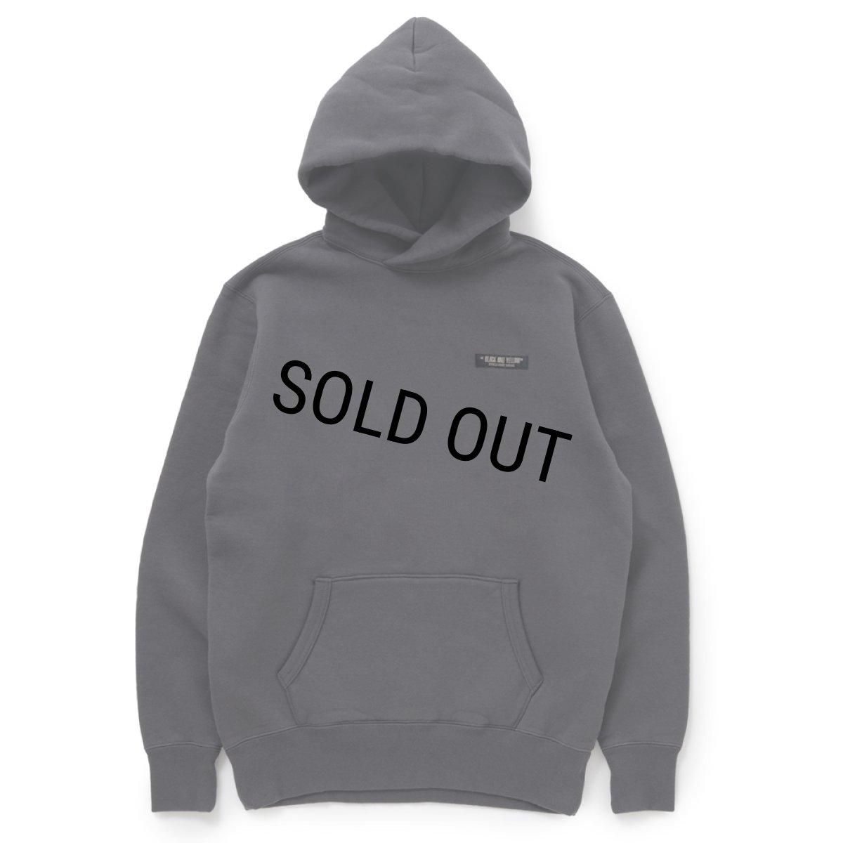 画像1: 【30%OFF】RATS/FLEECE CROSS NECK HOODIE（CHARCOAL）［クロスネックフーディー-24秋冬］ (1)