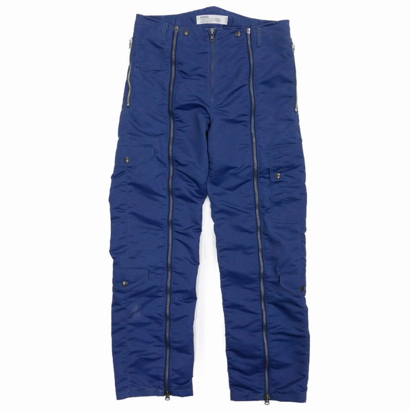 画像1: 【30％OFF】DAIRIKU/"Vincent" A-11 Nylon Pants（Indigo）［A-11ナイロンパンツ-25春夏］