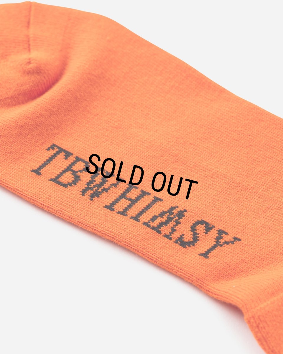 画像5: TIGHTBOOTH/LABEL LOGO SOCKS（Orange）［ラベルロゴソックス-24秋冬］ (5)