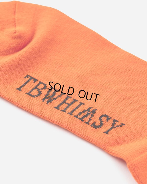 画像5: TIGHTBOOTH/LABEL LOGO SOCKS（Orange）［ソックス-24秋冬］