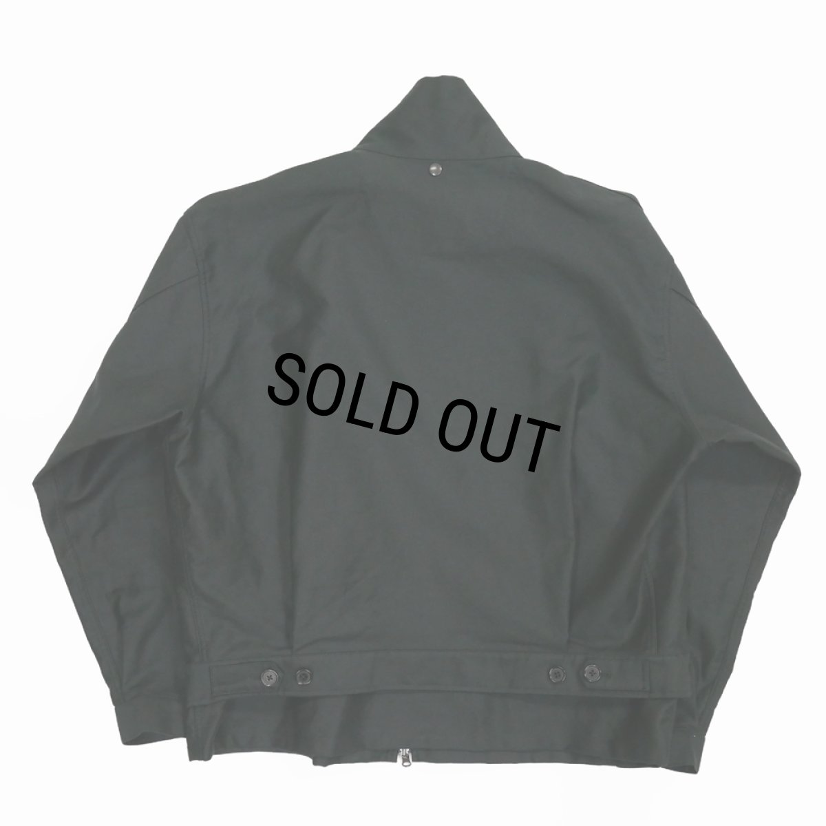 画像2: DAIRIKU/"Vincent" Docking French Work Jacket（Black）［ドッキングフレンチワークJKT-25春夏］ (2)