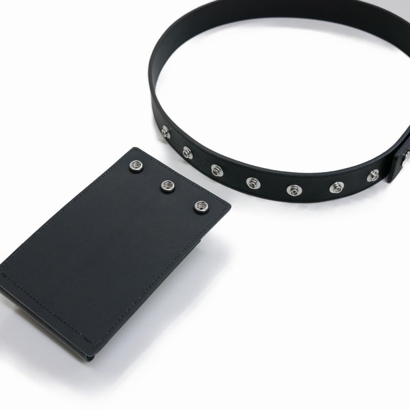 画像3: 【30％OFF】DAIRIKU/Studs Velt with Holder Bag（Black）［スタッズベルトwithホルダーバッグ-25春夏］