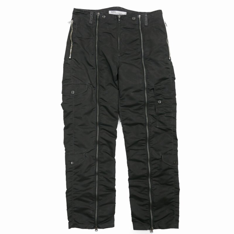 画像1: DAIRIKU/"Vincent" A-11 Nylon Pants（Black）［A-11ナイロンパンツ-25春夏］