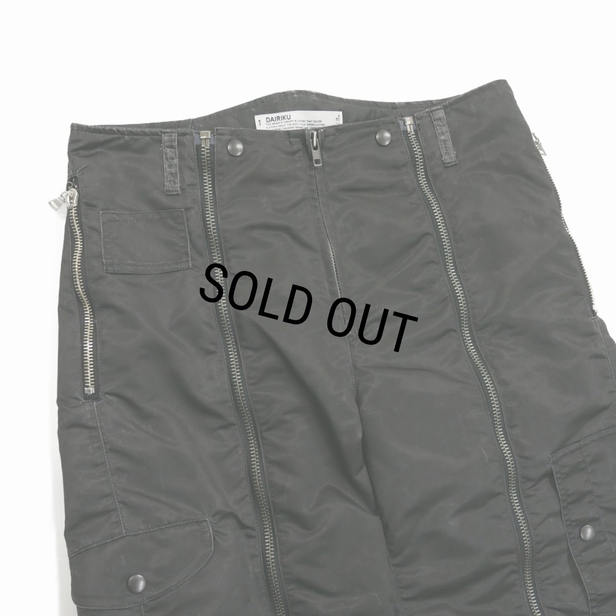 画像3: DAIRIKU/"Vincent" A-11 Nylon Pants（Black）［A-11ナイロンパンツ-25春夏］ (3)