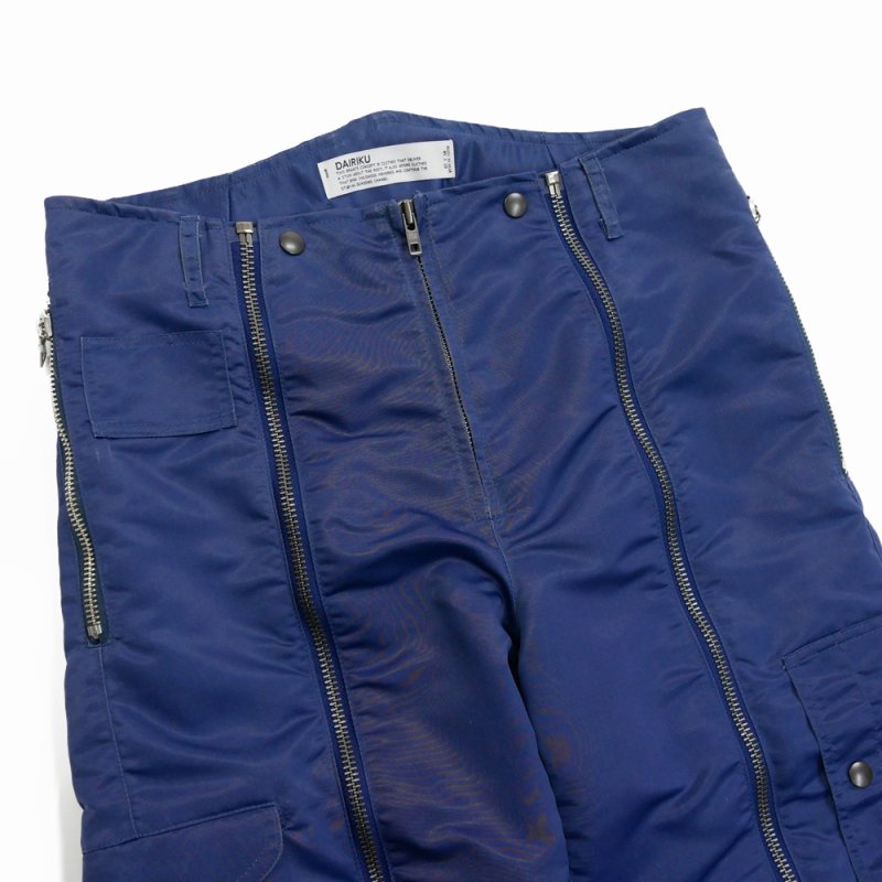 画像3: 【30％OFF】DAIRIKU/"Vincent" A-11 Nylon Pants（Indigo）［A-11ナイロンパンツ-25春夏］