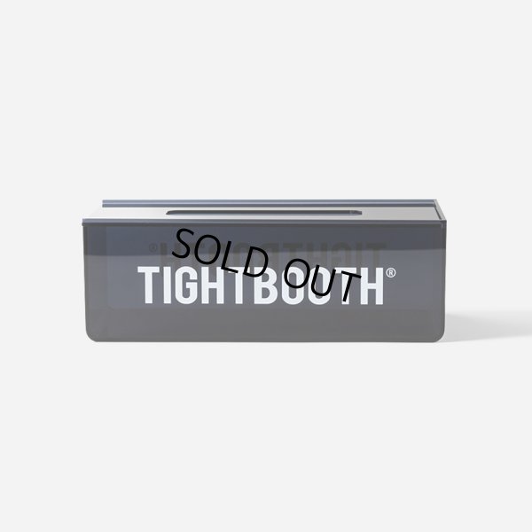 画像2: TIGHTBOOTH/TISSUE BOX CASE（Clear Black）［ティッシュボックスケース-24秋冬］