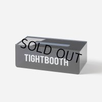 TIGHTBOOTH/TISSUE BOX CASE（Clear Black）［ティッシュボックスケース-24秋冬］