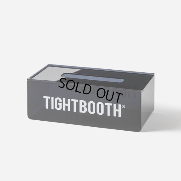 画像1: TIGHTBOOTH/TISSUE BOX CASE（Clear Black）［ティッシュボックスケース-24秋冬］