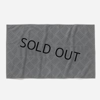 TIGHTBOOTH/CHECKER PLATE JAQUARD BATH TOWEL（Black）［バスタオル-24秋冬］
