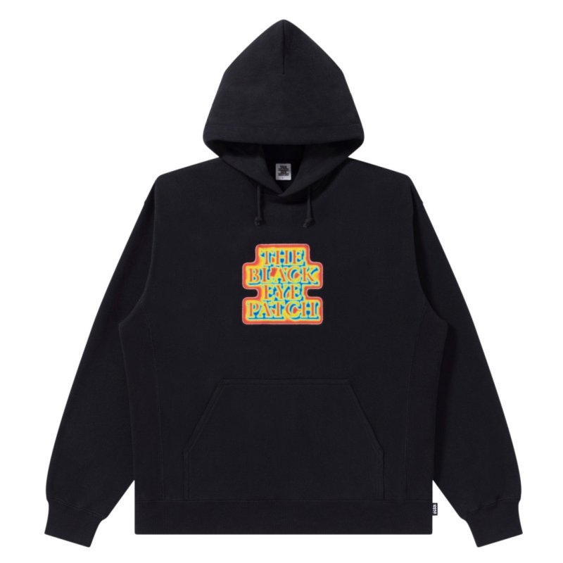 画像1: BlackEyePatch/THERMOGRAPHY OG LABEL HOODIE(BLACK)