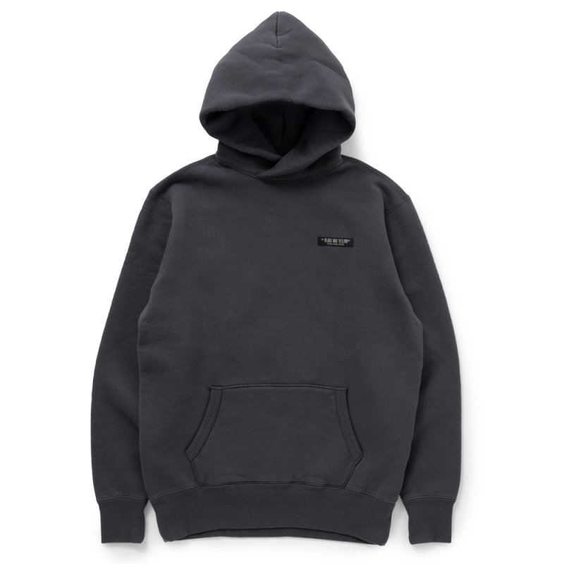画像1: 【30%OFF】RATS/FLEECE CROSS NECK HOODIE（CHARCOAL）［クロスネックフーディー-24秋冬］