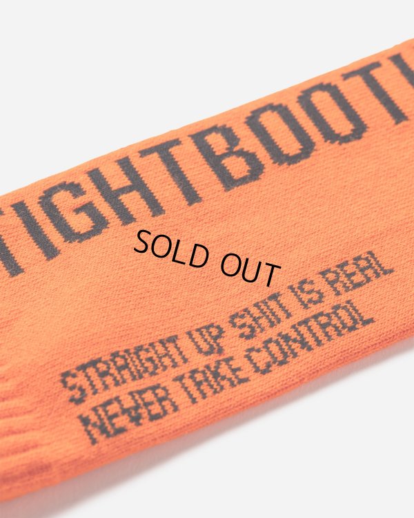 画像4: TIGHTBOOTH/LABEL LOGO SOCKS（Orange）［ソックス-24秋冬］