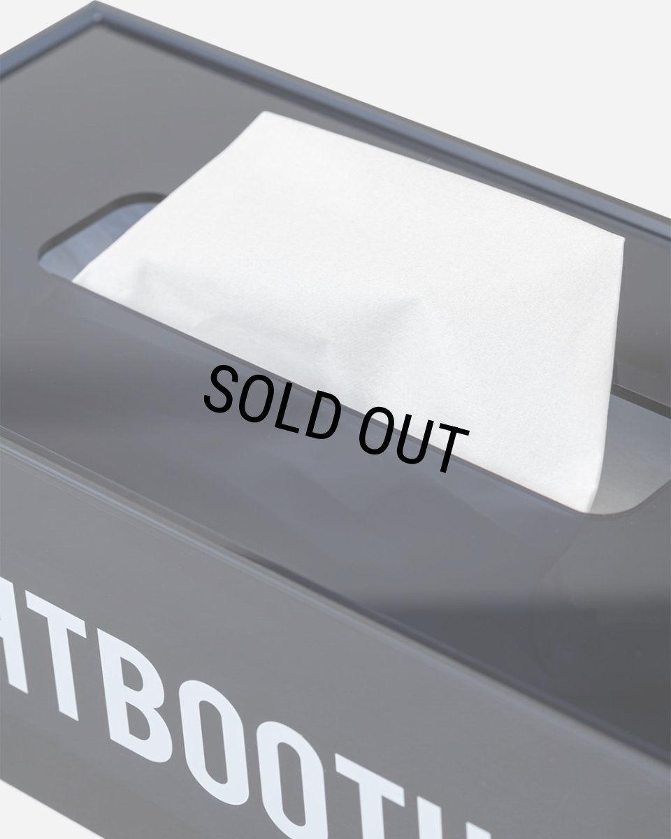 画像6: TIGHTBOOTH/TISSUE BOX CASE（Clear Black）［ティッシュボックスケース-24秋冬］ (6)